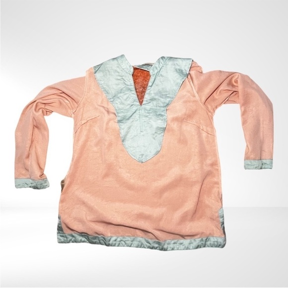 SOFT SURROUNDINGS Crushed Velvet Moroccan Beaded Tunic in Pink, Size PXS EUC - Picture 14 of 14